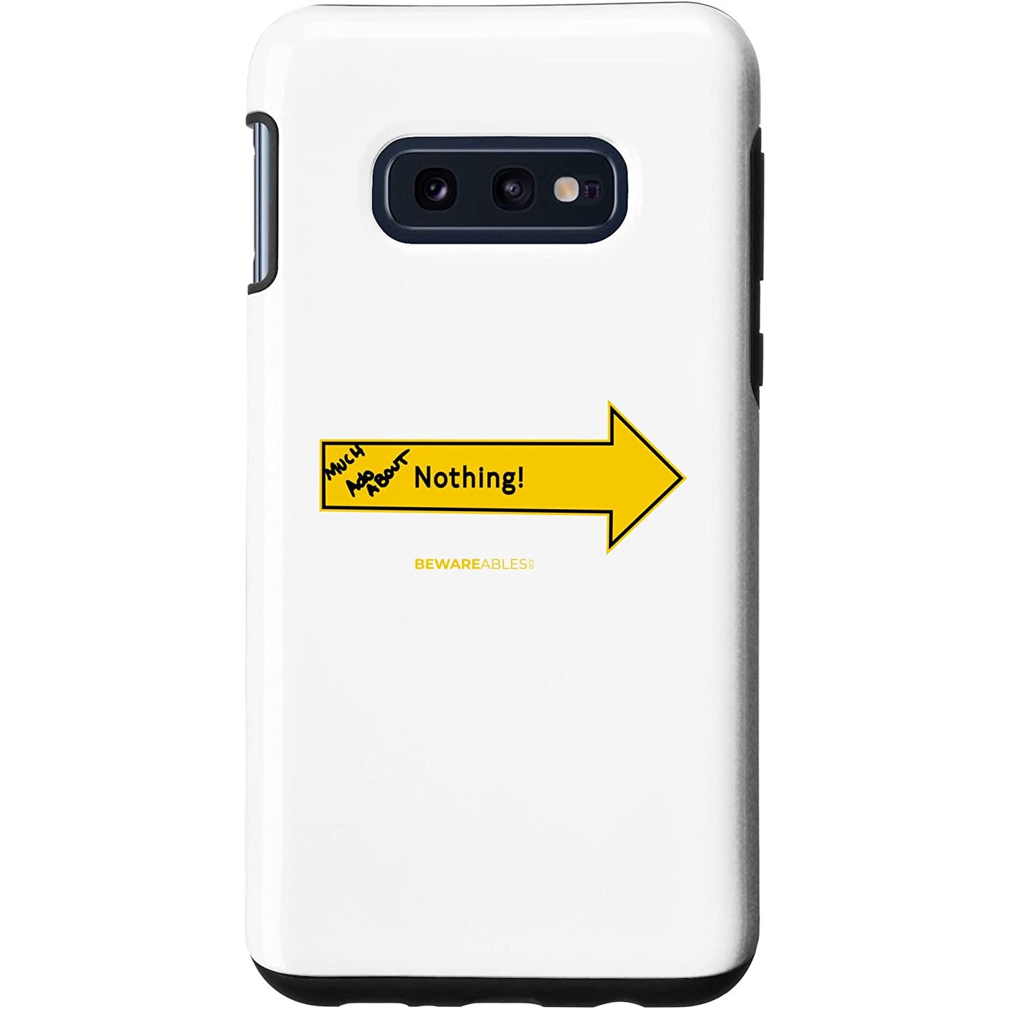 何もないところで大騒ぎ 面白い矢印サイン グラフィティ Samsung Phone Case