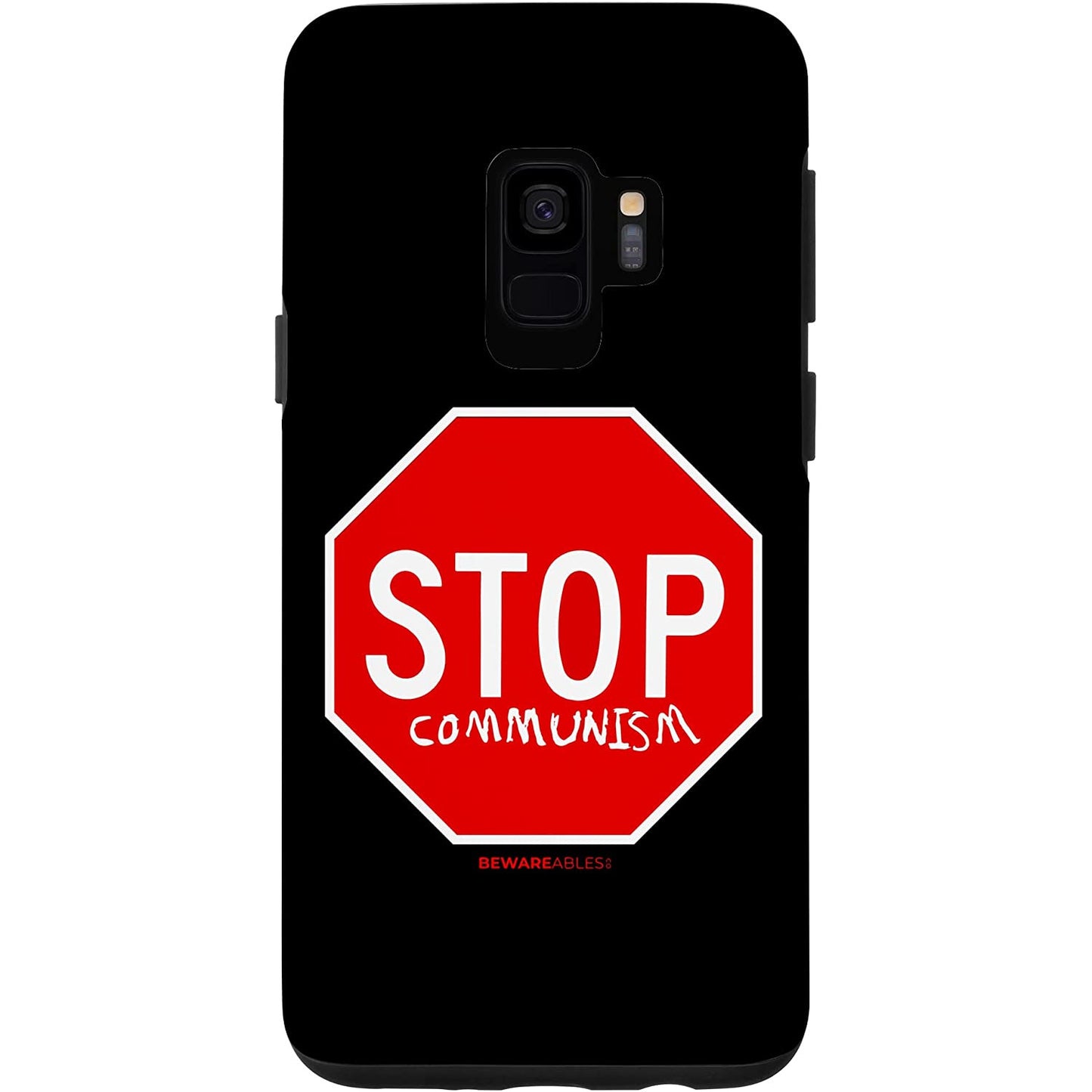 ストップ・コミュニズム 落書き 反社会主義 面白いサイン Samsung Phone Case