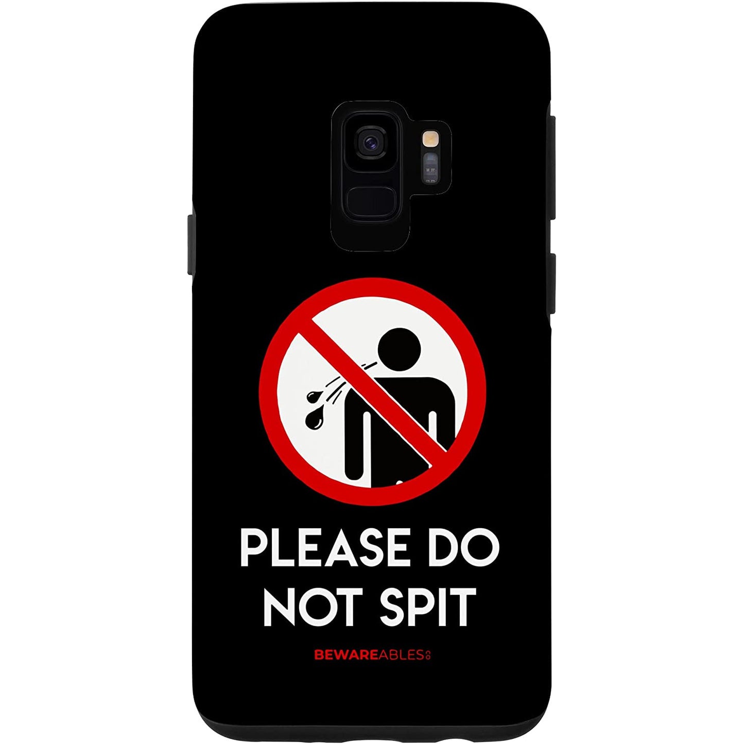 唾を吐かないでください 禁断の道路標識 面白い Samsung Phone Case