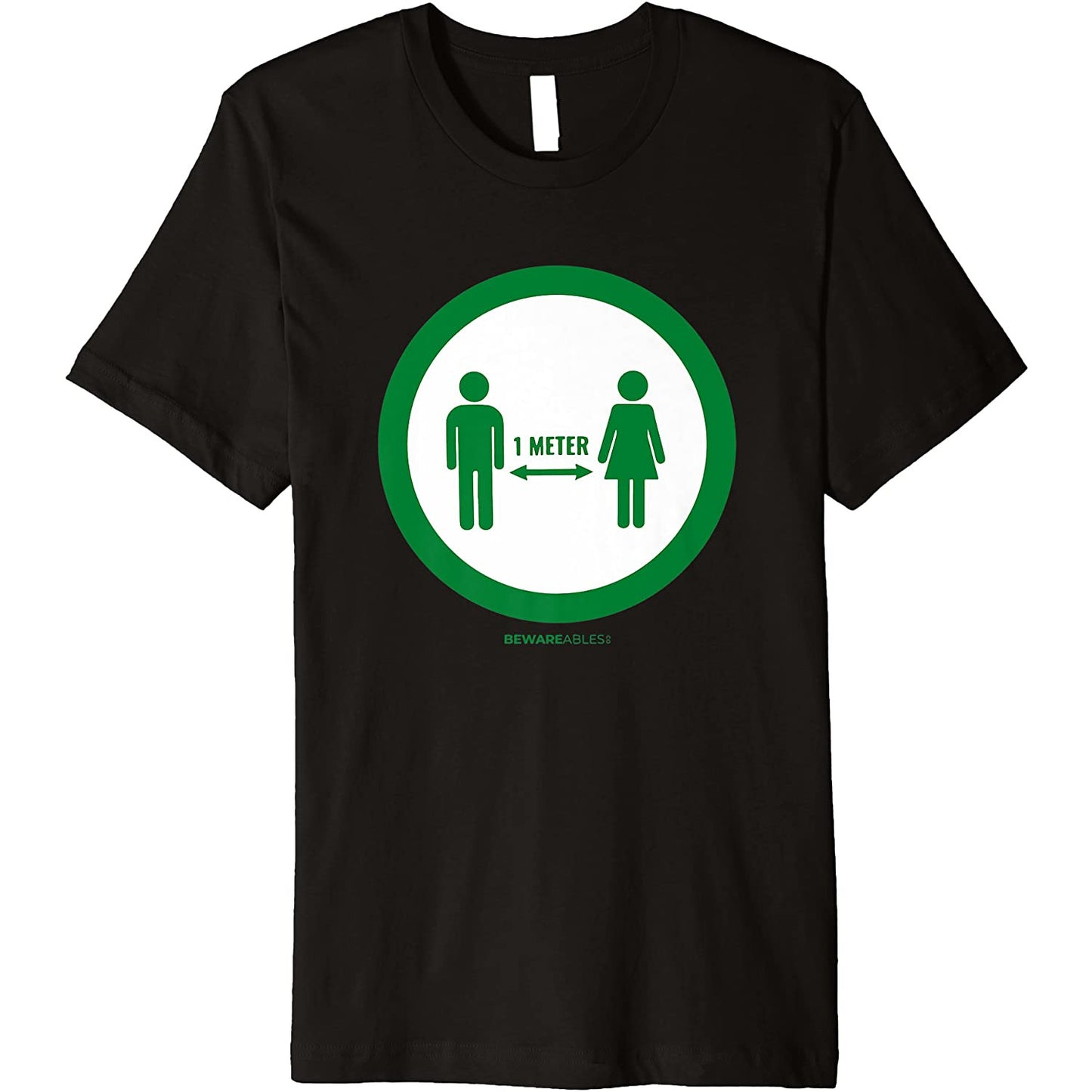 Simple social distance sign funny Pandemic T-Shirt