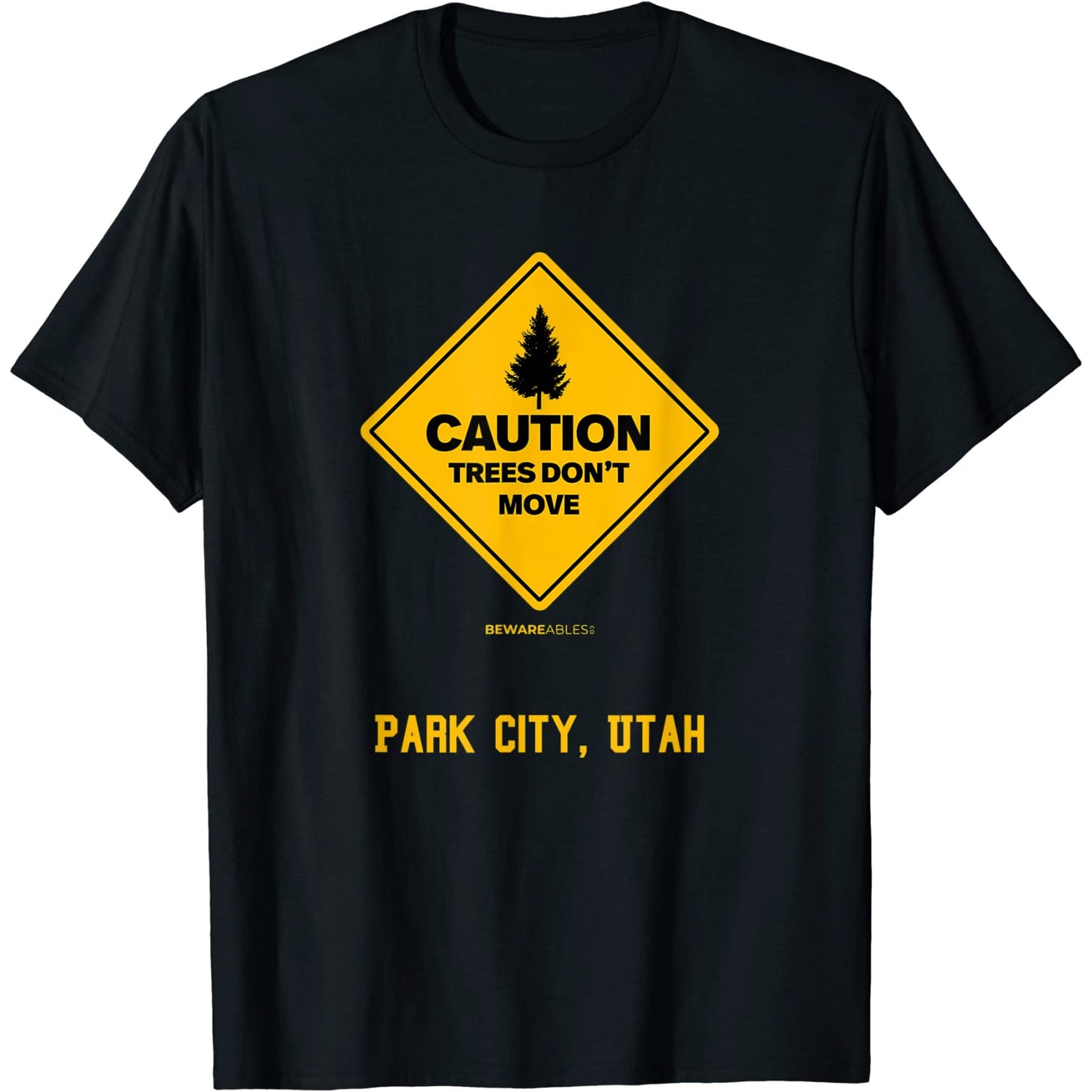 Park City ユタ州 注意木 スキーやスノーボード T-Shirt
