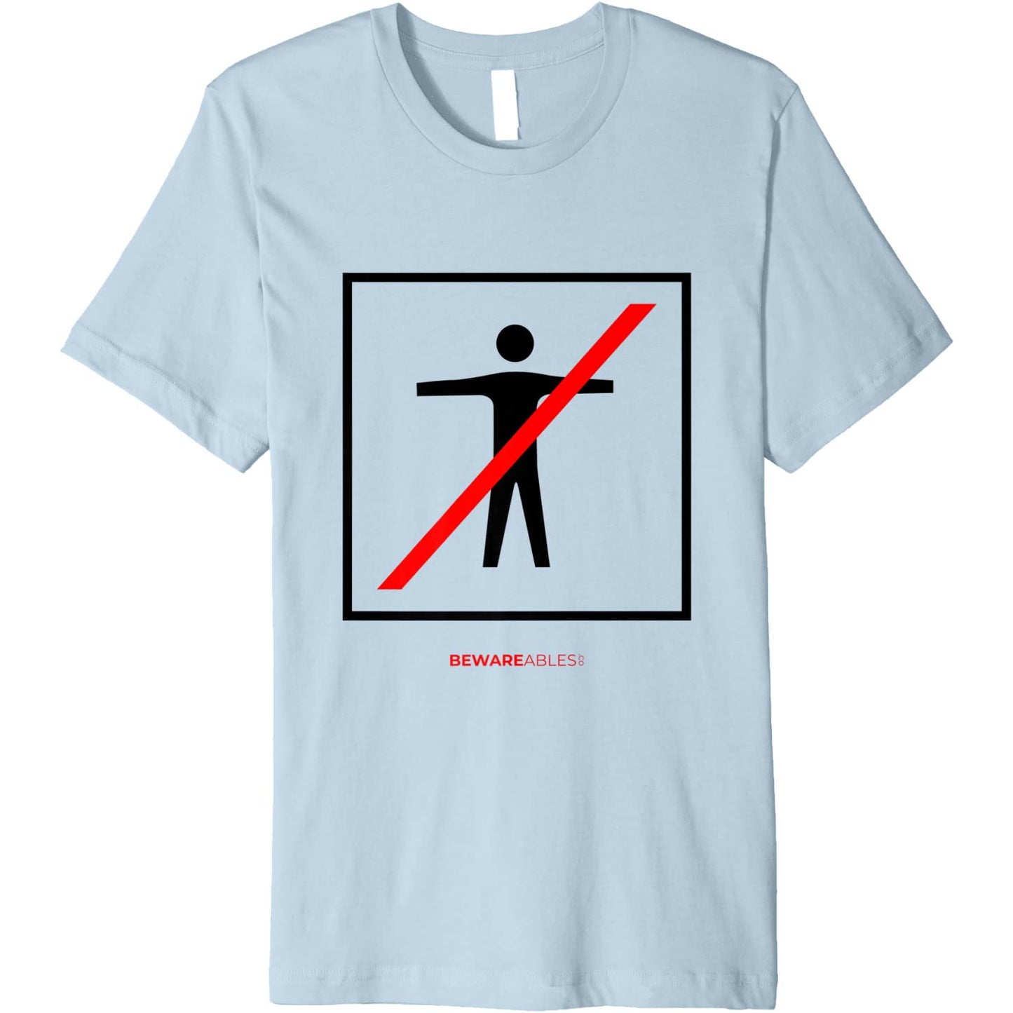 No human allowed. Funny confusing sign T-Shirt