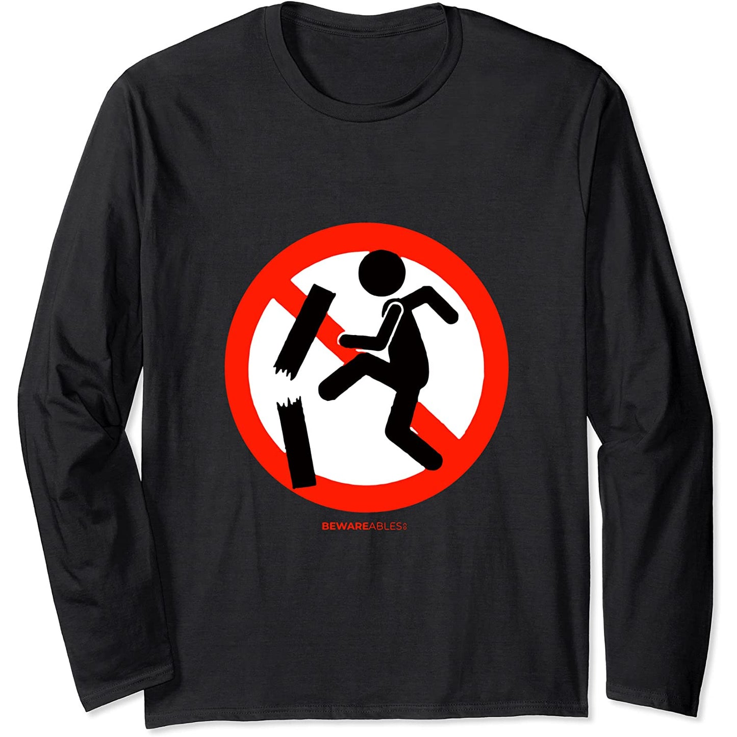 怒りや欲求不満の禁止された怒りの管理おかしいサイン Long Sleeve T-Shirt