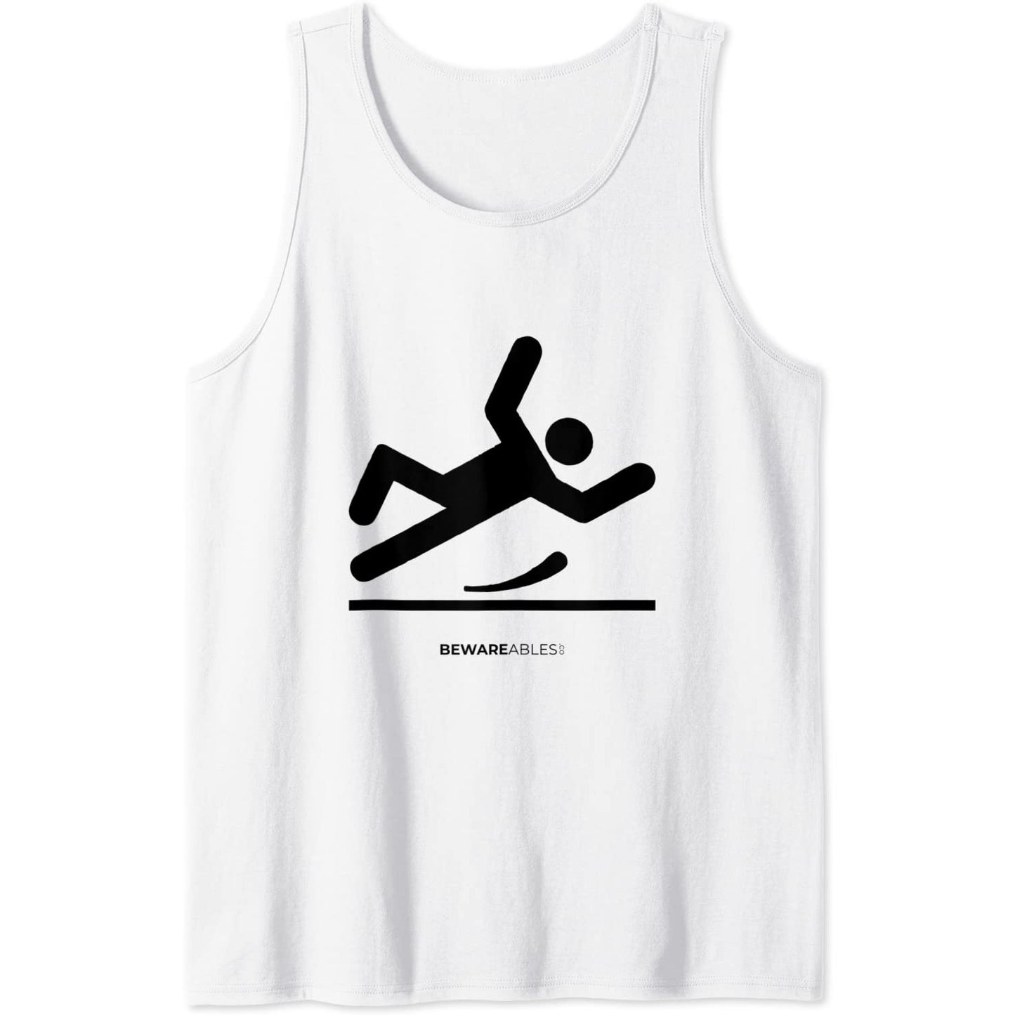 Sol glissant, chute amusante, maladresse Tank Top T-Shirt