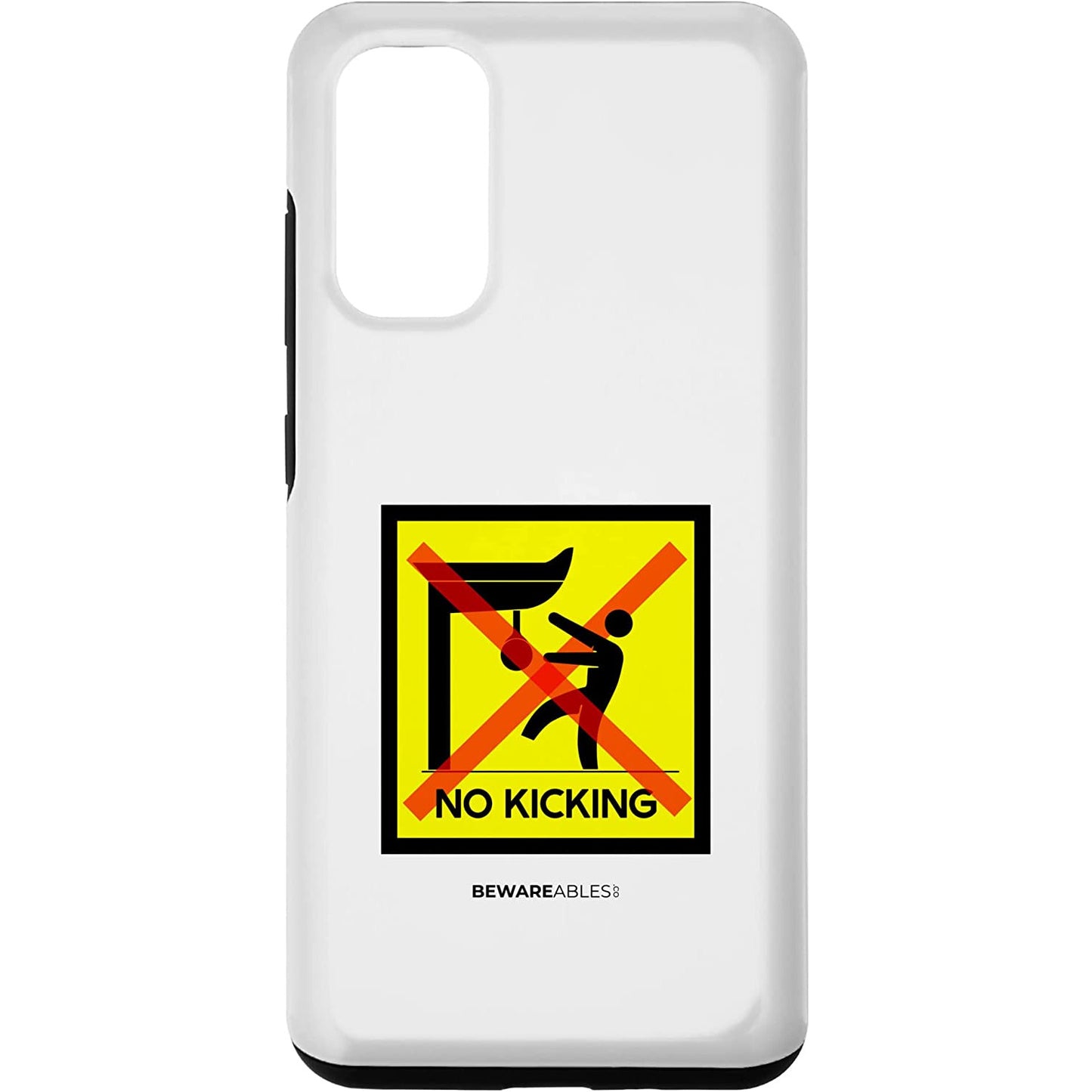 ボクシングのスピードバッグを蹴らない、ボクシングジム面白いサイン Samsung Phone Case