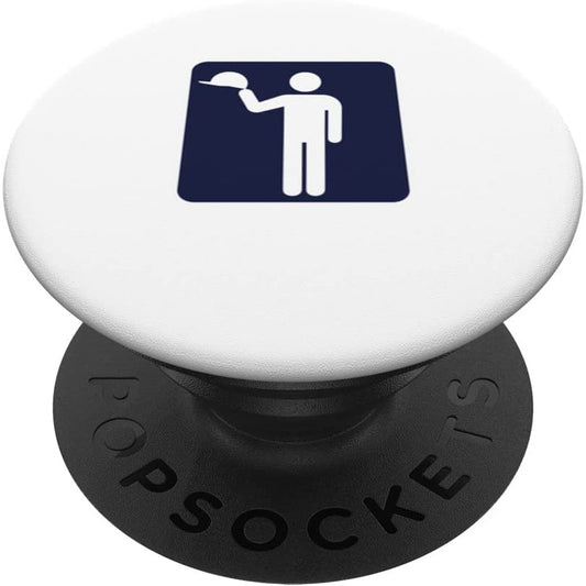 Hut ab, Schutzhelme nicht erforderlich, lustiges Schild PopSocket