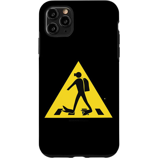 スキューバダイバー ロードを渡るフルダイブギア iPhone Phone Case