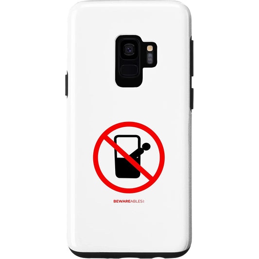 ゴンドラ電車やリフトの変な看板から下を見てはいけない Samsung Phone Case
