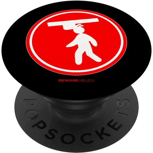 Panneau humoristique avec inscription « Watch your head tall people problems » PopSocket