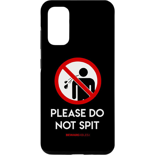 Please do not spit Forbidden road sign funny Karaoke Samsung Phone Case