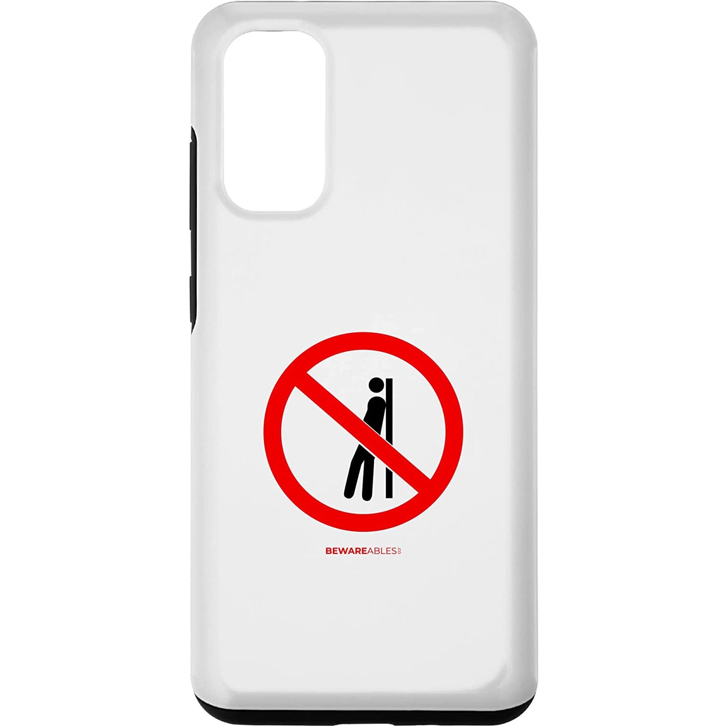 傾いたり、たむろしたり、冷やかしたり、変な看板にぶら下がったりしないこと Samsung Phone Case