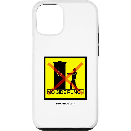 ノーサイドパンチ ボクシング スピードバッグ、ボクシングジム面白いサイン iPhone Phone Case