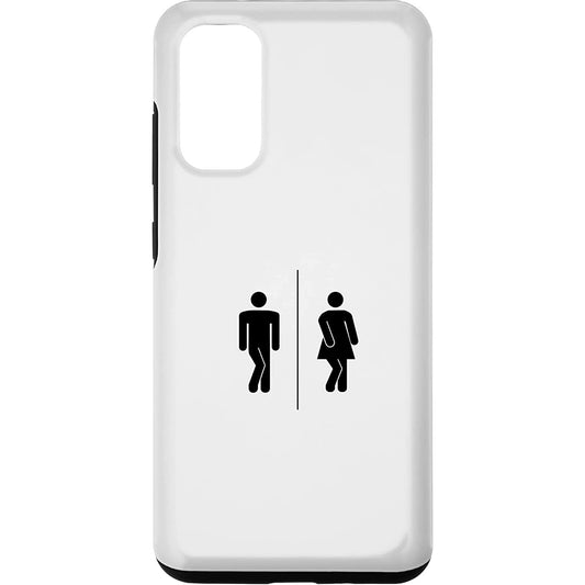 行きたい！面白いトイレの休憩所のWCサイン Samsung Phone Case