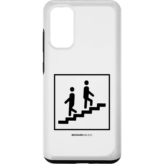 Endless stairs, walking away apart, funny real sign Samsung Phone Case