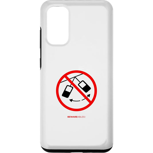 Ski & Snowboard funny sign, don't rock the Gondola cable car Samsung Phone Case