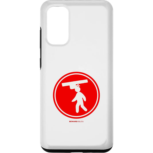 Watch your head tall people problems funny sign Samsung Phone Case