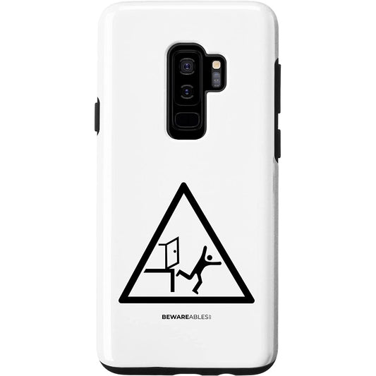 この扉をくぐると、虚空に落ちていく、おかしなサイン Samsung Phone Case