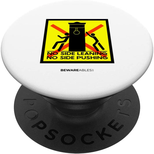 Ne pas se pencher ou pousser le speed bag de boxe, panneau PopSocket
