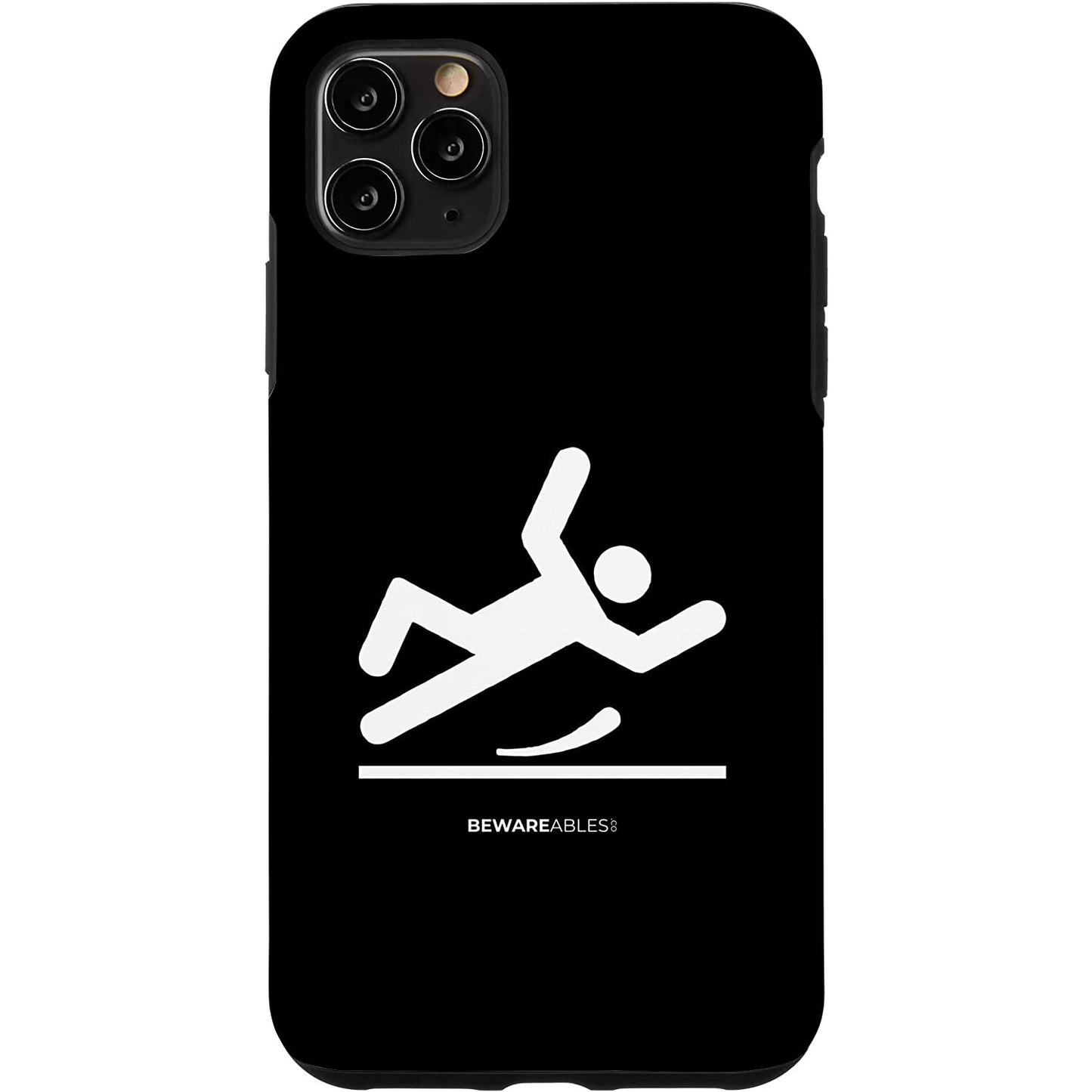 床が滑る、転び方がおかしい、不器用 iPhone Phone Case