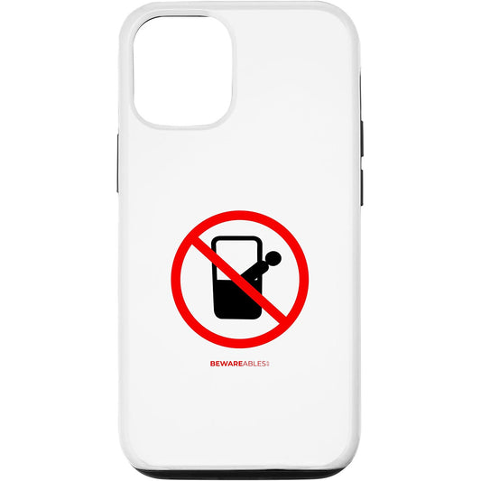 Don't look down from the Gondola tram or lift funny sign iPhone Phone Case