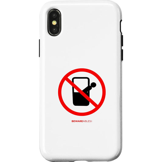 ゴンドラ電車やリフトの変な看板から下を見てはいけない iPhone Phone Case