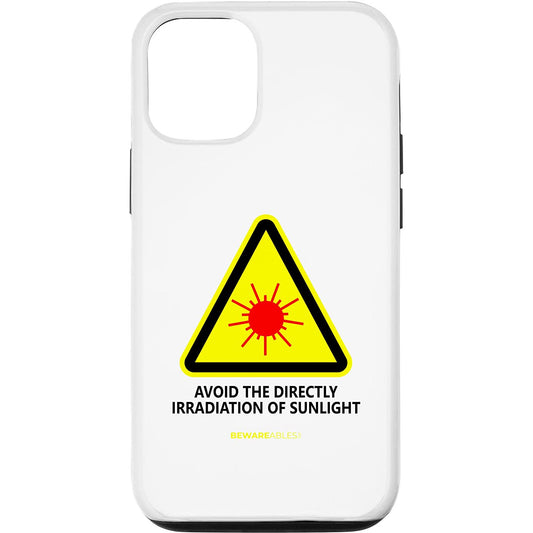 Funny translation, avoid looking directly into the sunlight iPhone Phone Case