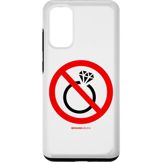 No engagement diamond ring for you funny divorce or single Samsung Phone Case