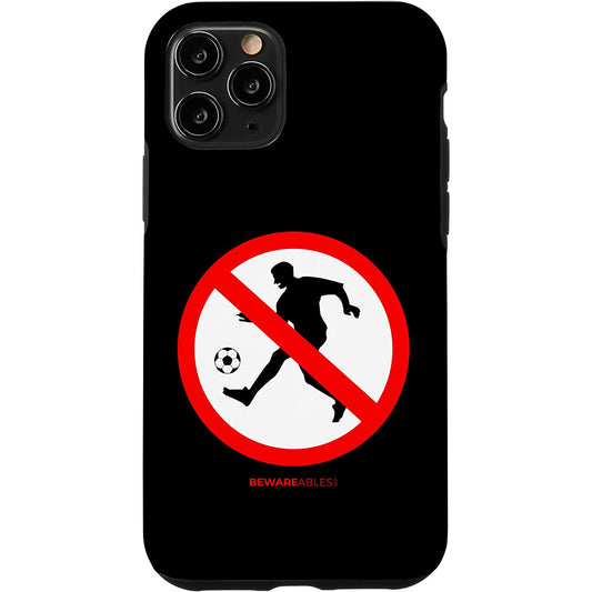 禁断のフットボール 面白いサイン サッカーゲーム iPhone Phone Case