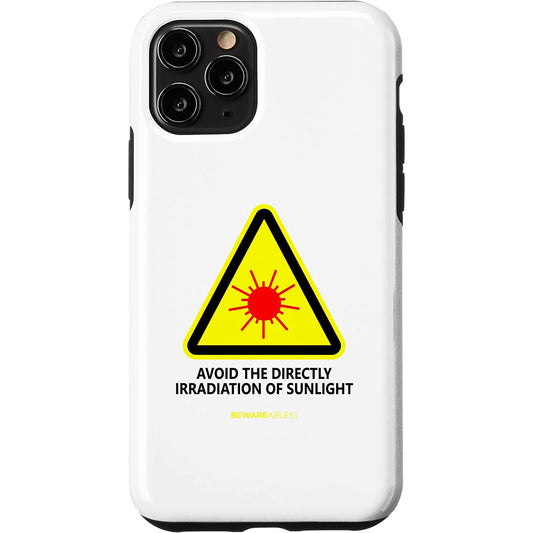 変な訳ですが、太陽光を直接見ないようにしましょう iPhone Phone Case