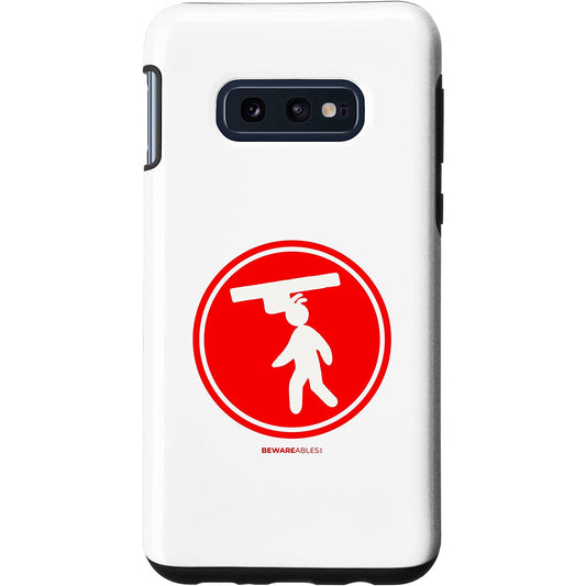 Watch your head tall people problems おもしろサイン Samsung Phone Case