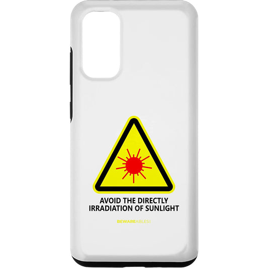 Funny translation, avoid looking directly into the sunlight Samsung Phone Case