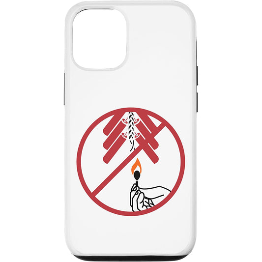 Forbidden fireworks funny celebration sign iPhone Phone Case