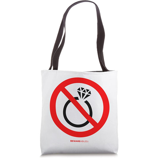 No engagement diamond ring for you funny divorce or single Tote Bag