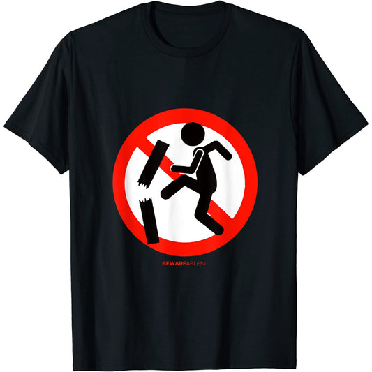 Prohibido la gestión de la rabia de la ira o la frustración signo divertido T-Shirt