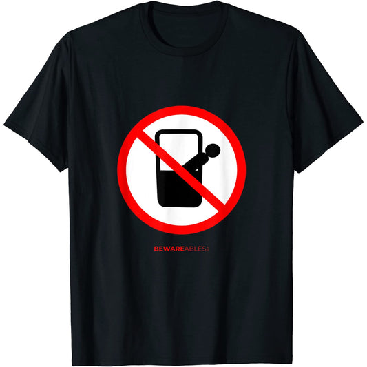 Ne regarde pas en bas depuis le tramway de la télécabine ou T-Shirt