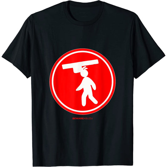 Panneau humoristique avec inscription « Watch your head tall people problems » T-Shirt