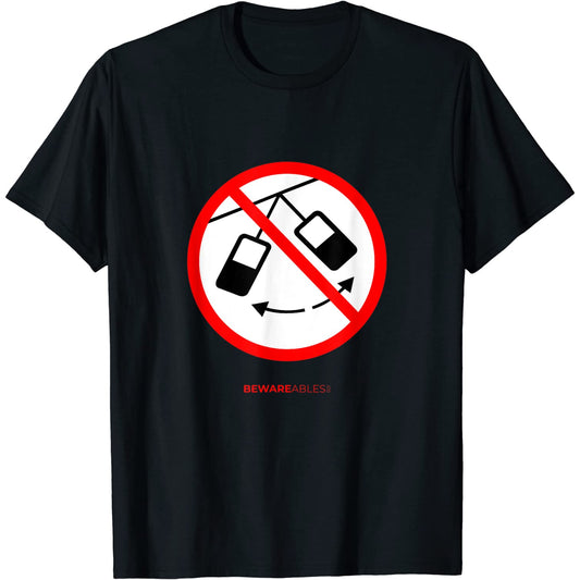 Das lustige Schild 'Don't rock the cable car gondola T-Shirt