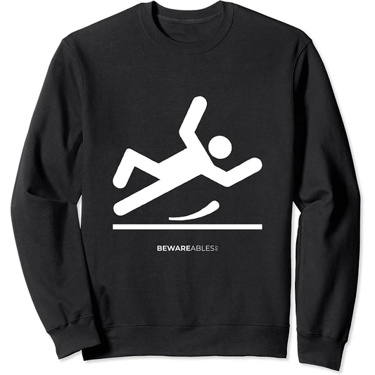 Slippery floor, falling funny, clumsy Sweatshirt