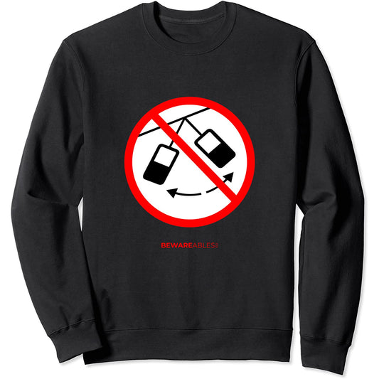 Ne balance pas le panneau drôle de la gondole du Sweatshirt