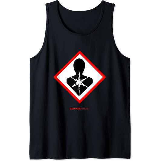 Electricity will steal your soul, or just zap you, real sign Tank Top T-Shirt