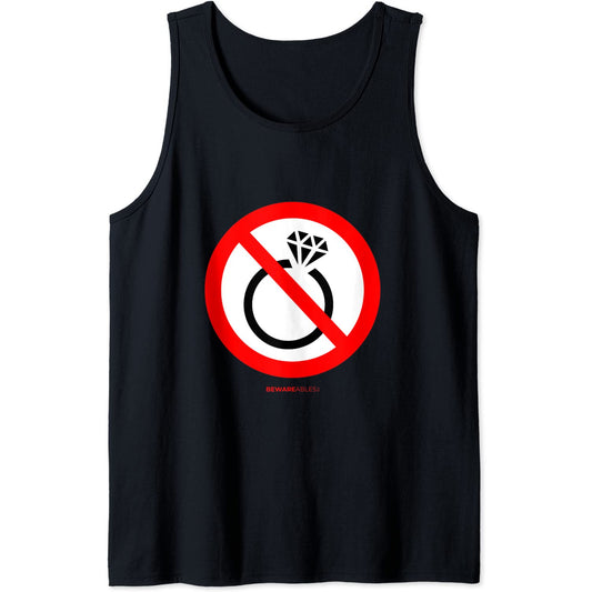 Sin anillo de diamantes de compromiso para divorcio Tank Top T-Shirt