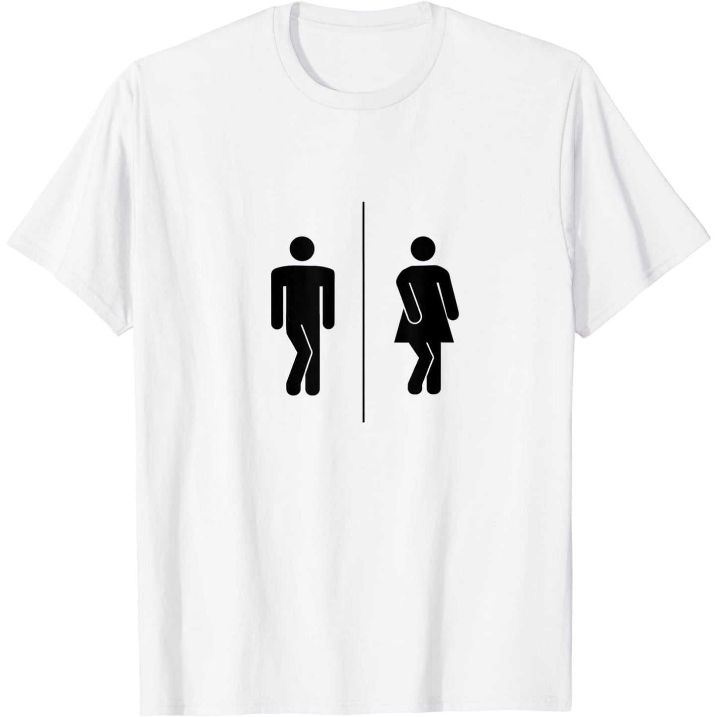 Necesito ir! signo divertido del baño WC T-Shirt