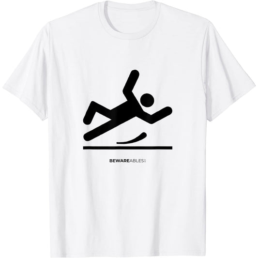 Slippery floor, falling funny, clumsy T-Shirt
