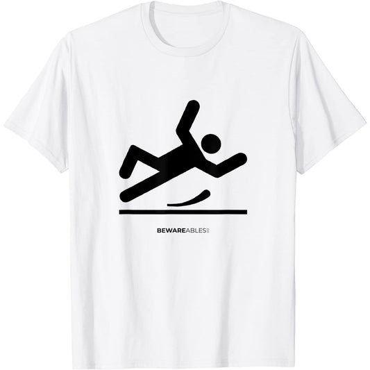Sol glissant, chute amusante, maladresse T-Shirt