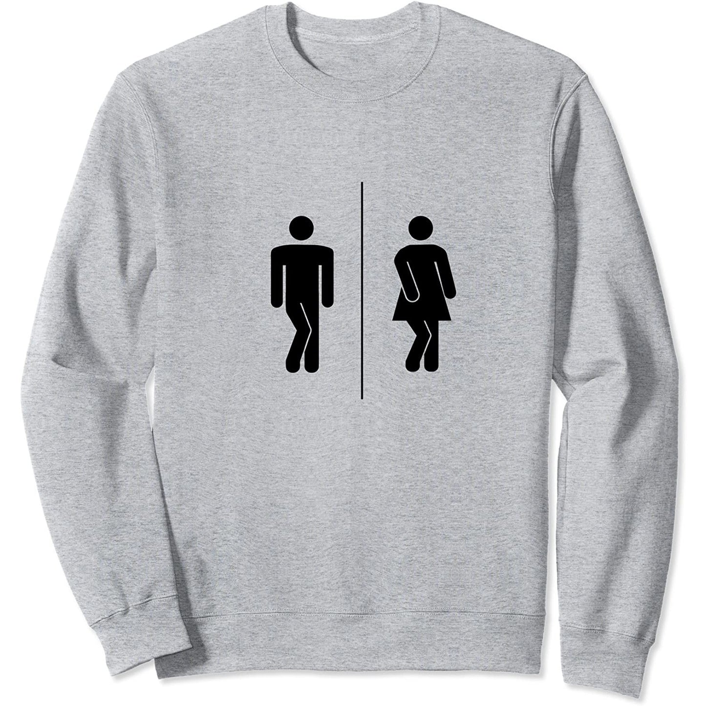 Necesito ir! signo divertido del baño WC Sweatshirt