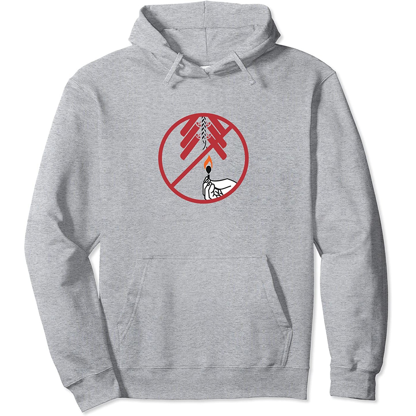 Feux d'artifice interdits signe de célébration drôle Hoodie