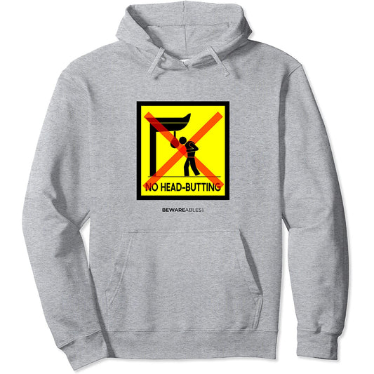 No head butting ボクシングスピードバッグ、ボクシングジム 面白いサイン Hoodie