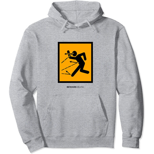 飛来物に注意、跳ねる、おかしな電動工具 Hoodie