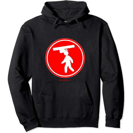 Panneau humoristique avec inscription « Watch your head tall people problems » Hoodie