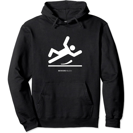 Rutschiger Boden, lustig fallen, ungeschickt Hoodie